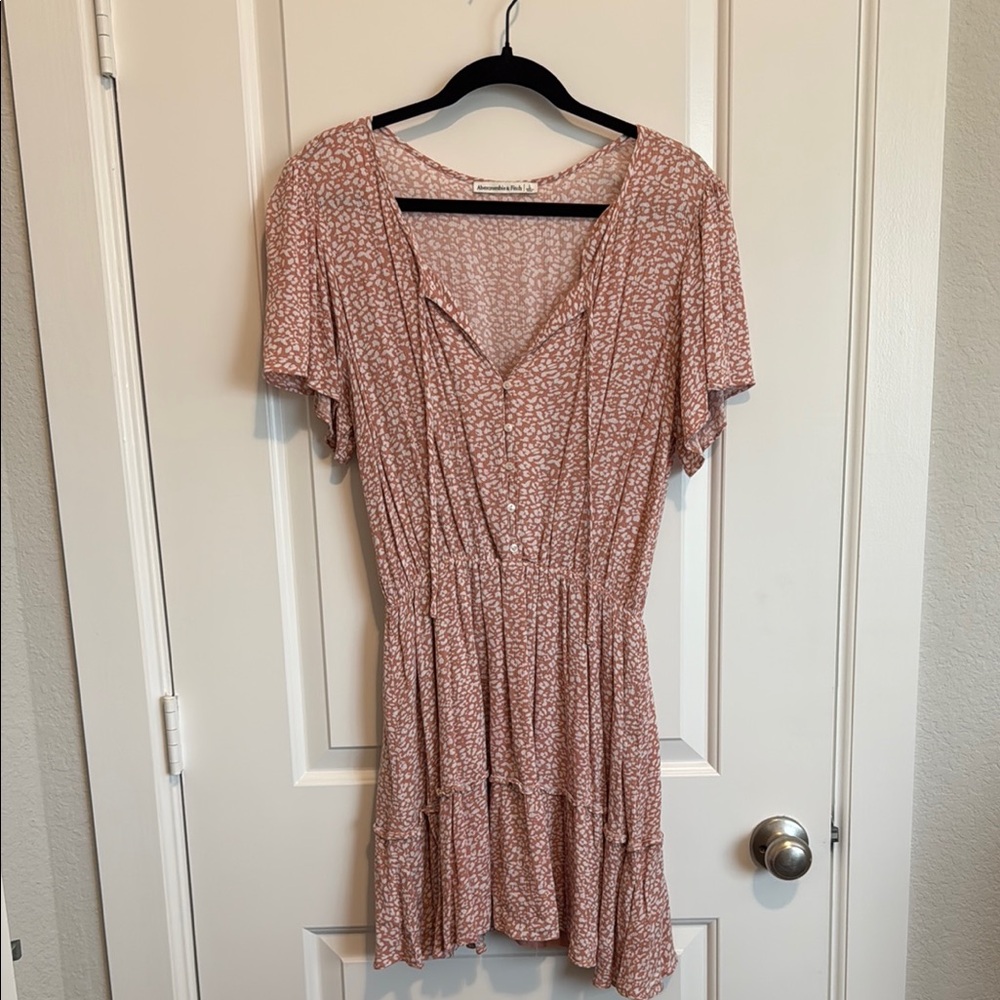 Abercrombie & Fitch Pink Floral Mini Dress